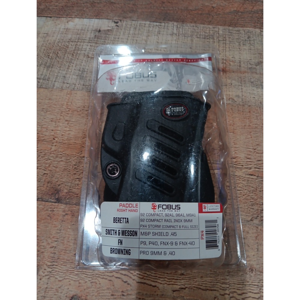 Fobus SWS Paddle Holster for Smith Wesson Right Hand P4X Storm Browing MP Shield